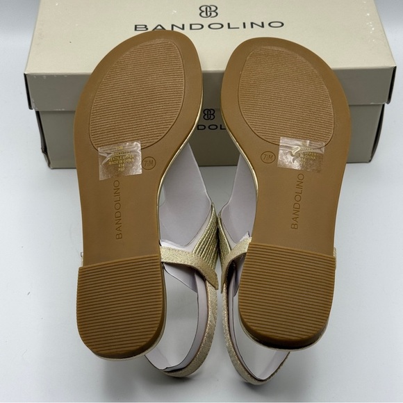 Bandolino Kayte2 Gold Sandals 7.5M - Picture 5 of 8